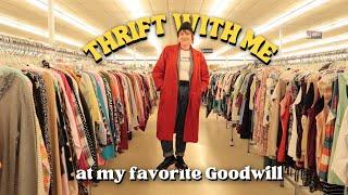 The best Goodwill ever Thrift With Me + Try On Thrift Haul