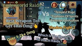 Shadow Fight 2  Mythical Enchantments vs Hoaxen  Over 1.2k  + Damage - Underworld Raids  Easy