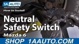 How To Remove Neutral Safety Switch 02-07 Mazda 6