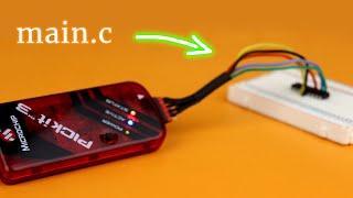 How to get source code onto a PIC microcontroller