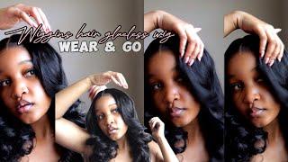 Pre-bleached Pre-plucked 7x4 Glueless READY GO Body Wave Wig  No Extra Work Needed  Wiggins Hair