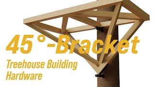 Build Massive Treehouse Support Frame x 45°-DIAMOND-BRACKET