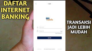 CARA DAFTAR INTERNET BANKING BRI LEWAT HP ANDROID 