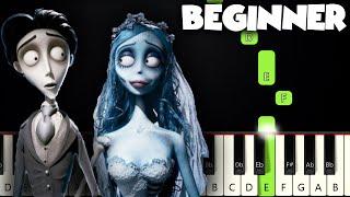 The Piano Duet - Corpse Bride  BEGINNER PIANO TUTORIAL + SHEET MUSIC by Betacustic