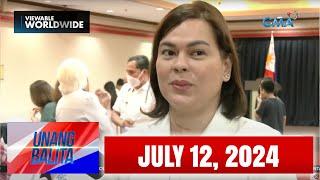 Unang Balita sa Unang Hirit JULY 12 2024 HD