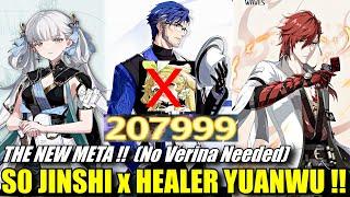 S0 JINHSI x HEALER YUANWU THE NEW META  No Verina Needed Hazard Zone Lv 100 Rotation Showcase