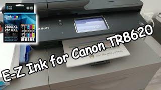 E-Z Ink Cartridges Compatible with Canon TR8620 and more Printers PGI-280XXL CLI-281XXL - Review