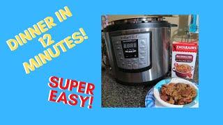 Instant Pot Zatarains Red Beans & Rice  Super Easy 12 minute Dinner