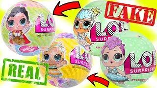 FAKE LOL Surprise Dolls + Lil Sisters New Rainbow Castle