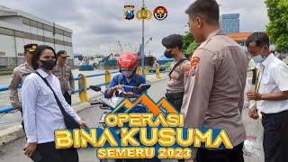 Tim Ops Bina Kusuma Semeru 2023 Polda Jatim melaksanakan giat di Surabaya.