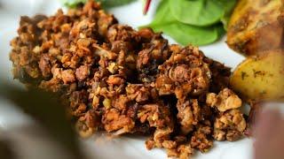 Vegan Lentil Crumble  RECIPES REVISITED Part 1