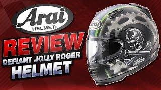 Arai Defiant Jolly Roger 2 Helmet Review from SportbikeTrackGear.com