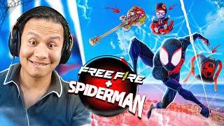 Spiderman in Free Fire  My First Solo Vs Squad Gameplay in Indian Server  Free Fire Max