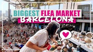 ENCANTS FLEA MARKET  Bargains at the Biggest Vintage Market in BARCELONA