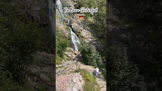 This is the Todtnau Waterfall a tourist attraction site in Germany  #travel #shorts