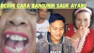 CARA BANGUNIN SAUR‼️REACTION TIKTOK