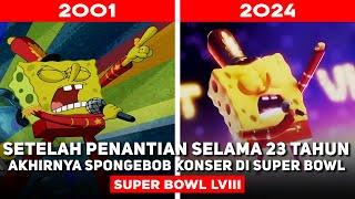 SETELAH PENANTIAN PANJANG SELAMA 23 TAHUN AKHIRNYA SPONGEBOB BISA MENGGELAR KONSER DI SUPER BOWL