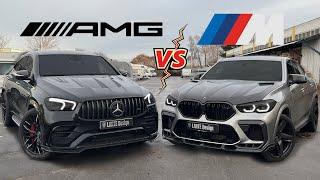 GLE63 S AMG VS. BMW X6 M COMPETITION +SOUND Comparison Interior Exterior Review