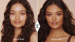 How to Apply Cream Bronzer for a Bronzed Glowing Goddess Summer Makeup Look  Charlotte Tilbury