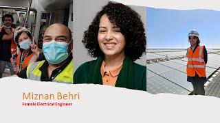 Miznan Behri -A female Saudi Electrical engineer