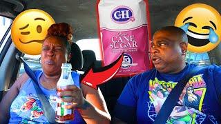 DUMPING A WHOLE BAG OF SUGAR IN MY ANGRY FIANCEE SWEET TEA PRANK *HILARIOUS REACTION*