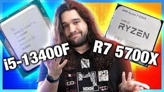 Intel i5-13400F CPU Review & Benchmarks vs. AMD R7 5700X 7600 & More