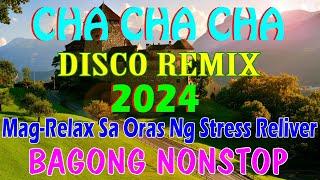 NEW BEST CHA CHA DISCO REMIX 2024 NONSTOPBREAK TIME CHA CHA DISCO PARTY MORNING CHA CHA RELAXING