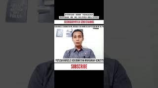 PUTUSAN MKMK TERHADAP PUTUSAN MK #mk #mkmk #majelis #shortvideo #fyp #hakim