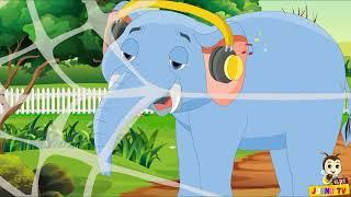 Ek Mota Hathi - Bengali Rhymes for Children  Hathi Raja Kahan Chale  একটা মোটা হাতি