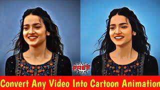 How To Convert Any Video Into Cartoon Animation Video  How To Make Cartoon Animation Video Free