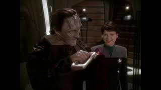 Ezri Dax Tries to Help Garak with his Condition