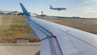 4K  Eurowings A320 Sharklets engine start and takeoff Hamburg  PTU Sound