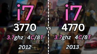 i7 3770 vs i7 4770 Tested in 14 Games 2024  1080p