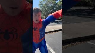 If Spider-Man was afraid of spiders ️ #spiderman #shorts #comedy