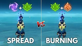 BURNING vs SPREAD Best Team for C0 Kinich Genshin Impact