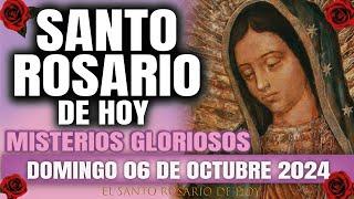 EL SANTO ROSARIO DE HOY DOMINGO 06 DE OCTUBRE 2024 MISTERIOS GLORIOSOS - EL SANTO ROSARIO DE HOY