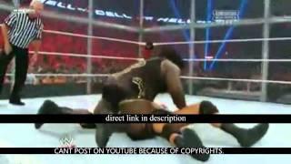 Mark Henry retains the WHC against Randy Orton WWE Hell In The Cell 2011 Highlights