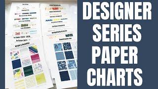 2023 Designer Series Paper Charts