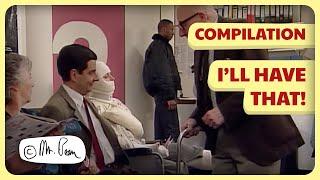 Beans Seat Scuffle... & More  Compilation  Classic Mr Bean