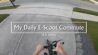 4.5-Mile E-Scooter Commute in 4k GoPro 7