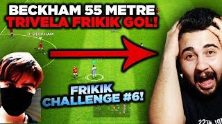 BECKHAM 55 METRE TRIVELA FRIKIK GOL FRIKIK CHALLENGE #6 PES MOBILE