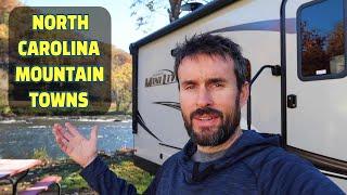 Exploring the BEST Mountain Towns in North Carolina  Five Day RV Camping Trip
