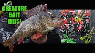 CREATURE BAIT RIGS MADE EASY  Big Perch Fishing  Perch Lures