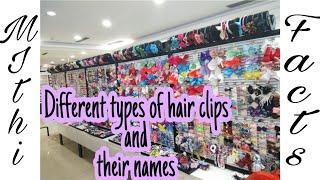 Different types of hair clips and their names️