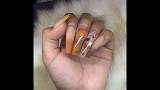 I did my own FALL NAILS  Watch me work