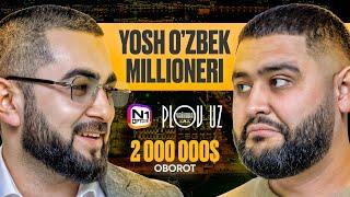 MUSOFIRDA YOSH OZBEK MILLIONERI  2 000 000$ OBOROT