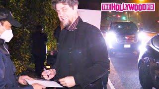 Andy Muschietti Draws The Flash For A Fan At Jennifer Kleins Christmas Party In Los Angeles CA