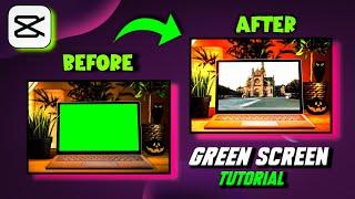 How To Replace Green Screen  Capcut Edit Tutorial