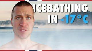 Testing Norwegian Ice bathing in -17 degrees  Visit Norway