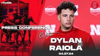 Nebraska Football Dylan Raiola spring game press conference April 27 2024